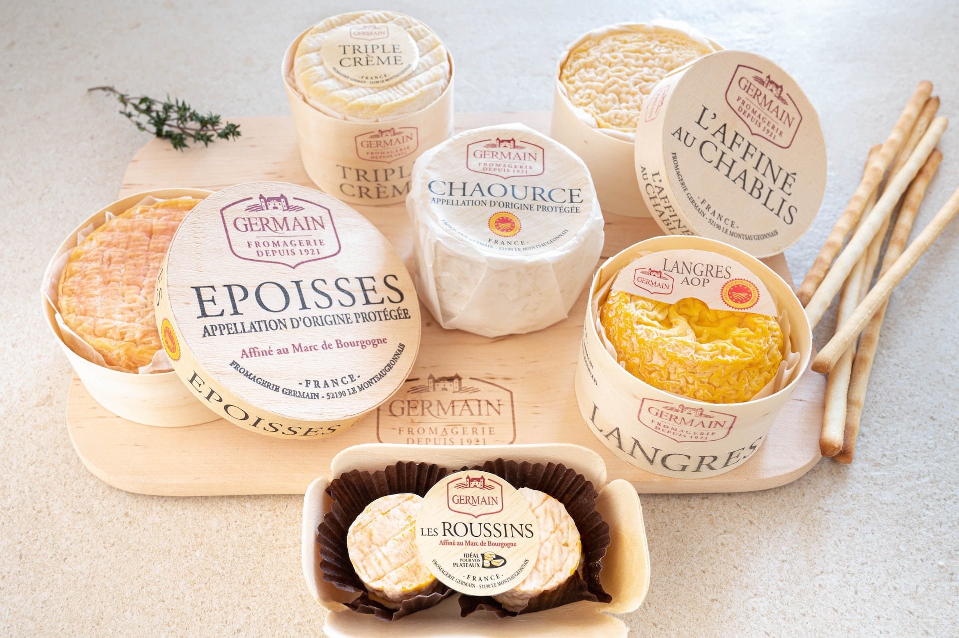 composition plateau de fromages germain